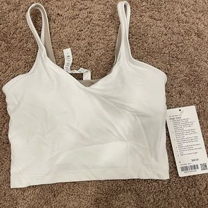 Brand new white align Lululemon tank top
